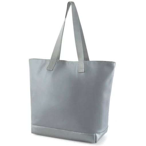 Сумка женская Puma Core Up Large Shopper серебристого цвета