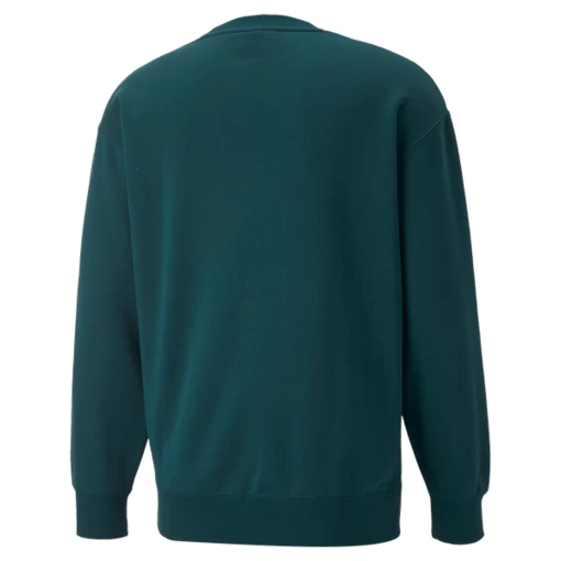 Світшот чоловічий Puma Classics Relaxed Crew зеленого кольору