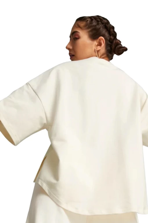 Футболка женская Puma Infuse Relaxed Tee бежевого цвета