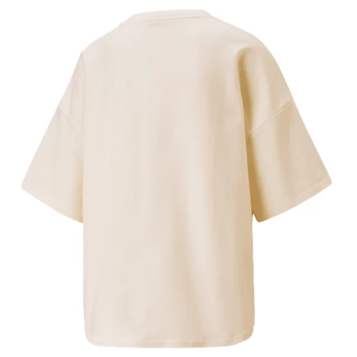 Футболка женская Puma Infuse Relaxed Tee бежевого цвета