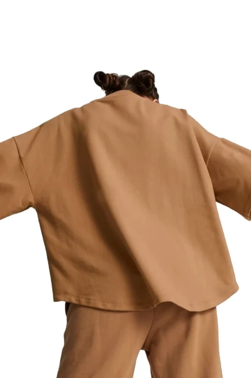 Футболка жіноча Puma Infuse Relaxed коричневого кольору (53564174)