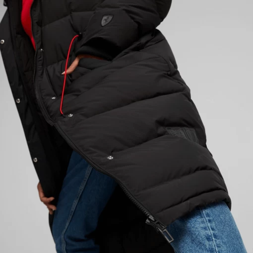 Куртка жіноча Puma Ferrari Style Parka Jkt Wmn чорного кольору
