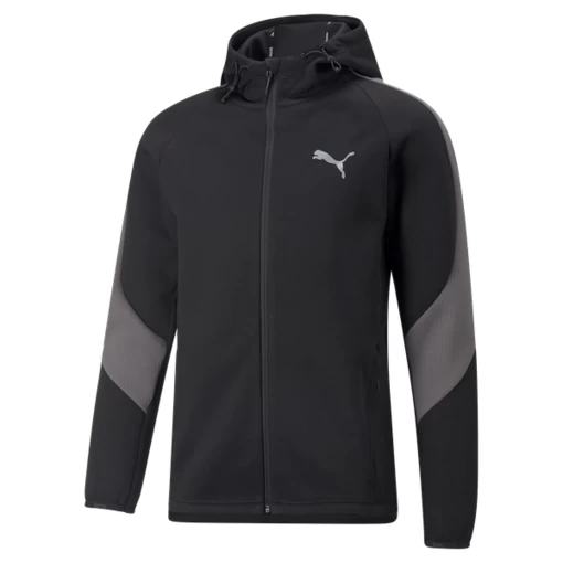 Толстовка мужская Puma Evostripe Full-Zip Hoodie черного цвета (84991501)