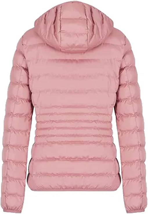 Куртка женская EA7 Emporio Armani розового цвета