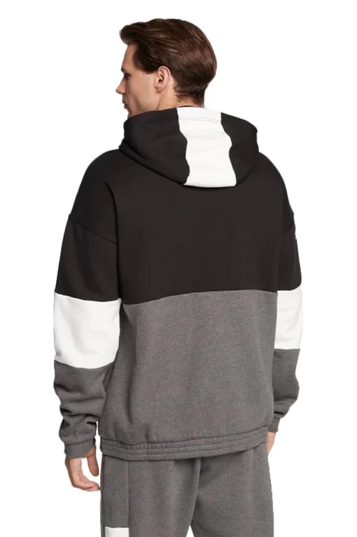 Спортивный костюм мужской EA7 Emporio Armani черно-серого цвета