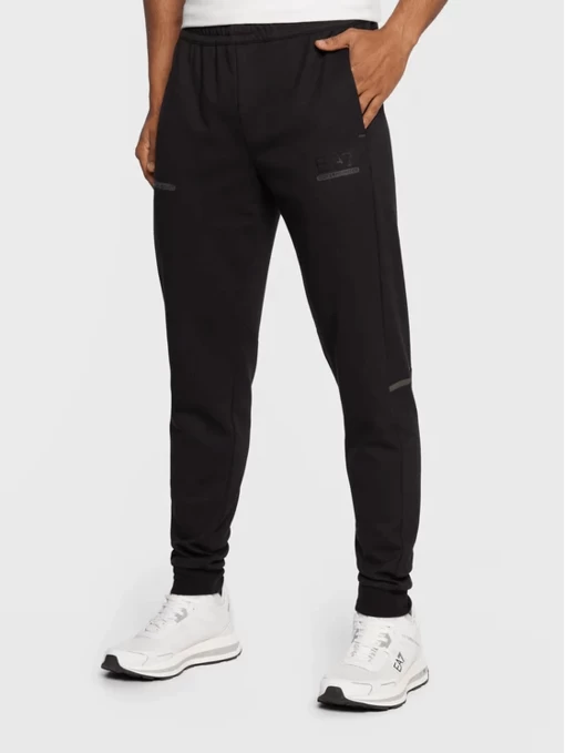 Спортивний костюм чоловічий EA7 Emporio Armani біло-чорного кольору