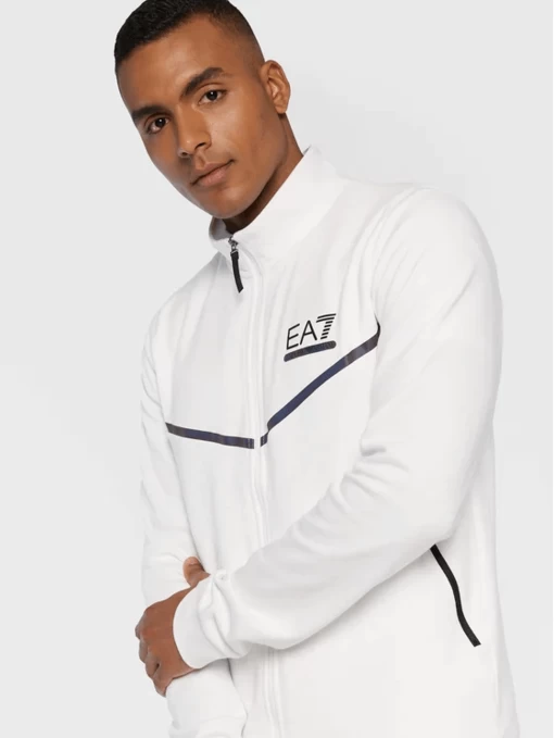 Спортивний костюм чоловічий EA7 Emporio Armani біло-чорного кольору