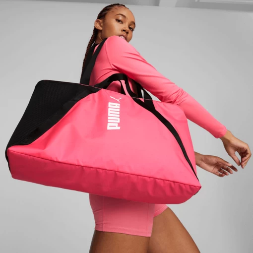 Сумка женская Puma At Ess Shopper розового цвета