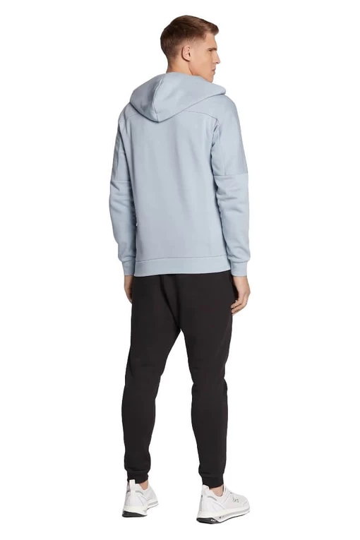Спортивный костюм мужской EA7 Emporio Armani голубого c черным цветом
