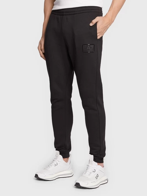 Спортивный костюм мужской EA7 Emporio Armani голубого c черным цветом