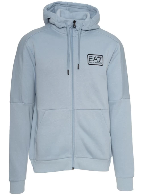 Спортивный костюм мужской EA7 Emporio Armani голубого c черным цветом