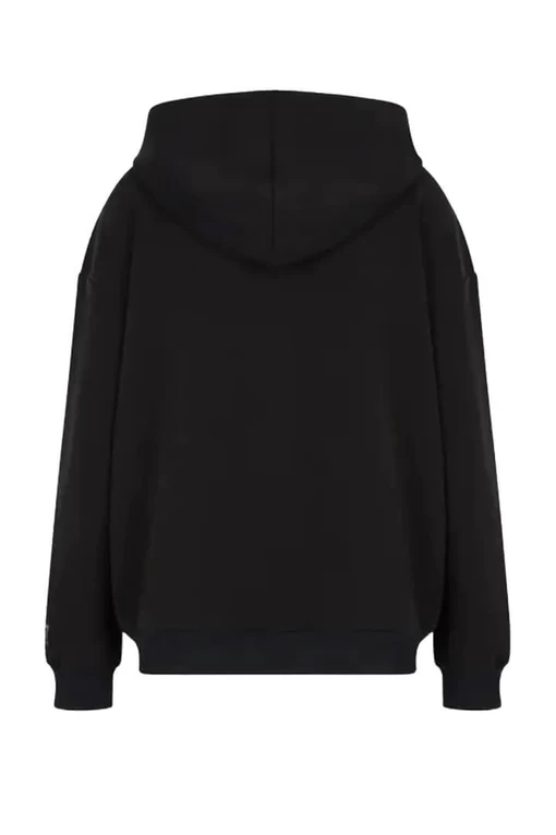 Толстовка женская EA7 Emporio Armani черного цвета