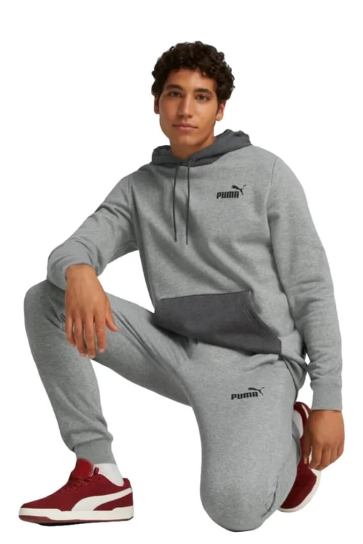 Спортивный костюм мужской Puma Hooded Tracksuit серого цвета