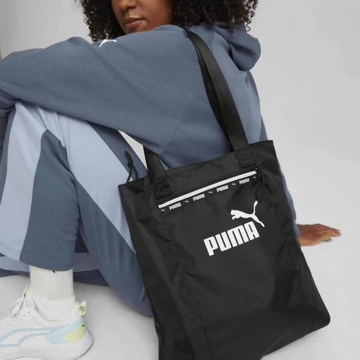 Сумка женская Puma Core Base Shopper черного цвета