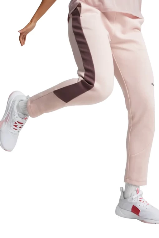 Спортивні штани жіночі Puma Evostripe High-Waist Pants бежевого кольору