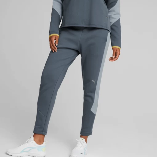 Спортивні штани жіночі Puma Evostripe High-Waist Pants синього кольору