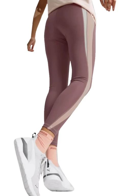 Легінси жіночі Puma Evostripe Tights коричневого кольору