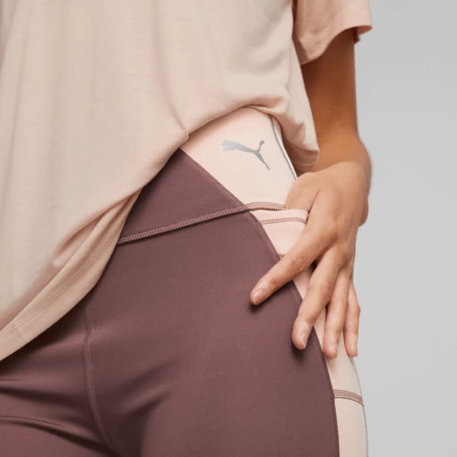 Легінси жіночі Puma Evostripe Tights коричневого кольору