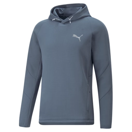 Свитер мужской Puma Evostripe Hoodie синего цвета
