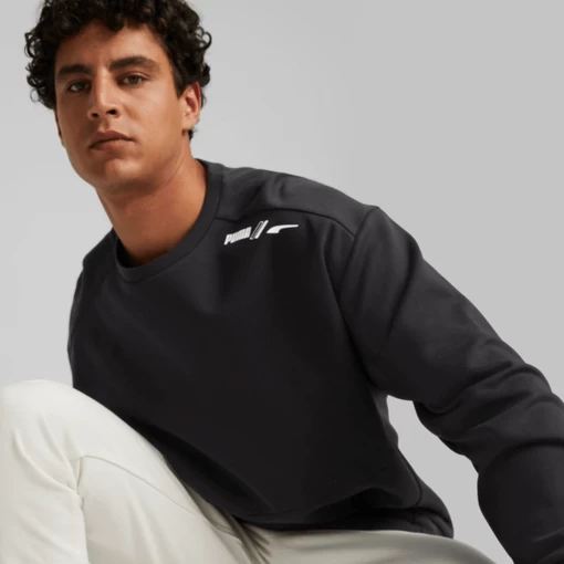 Свитер мужской Puma RAD-CAL Crew черного цвета