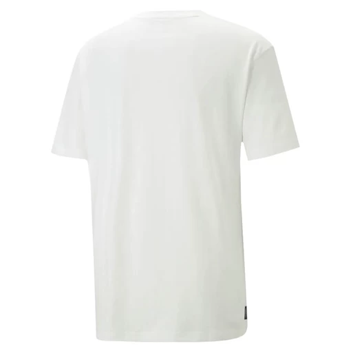Футболка мужская Puma Downtown Logo Tee белого цвета