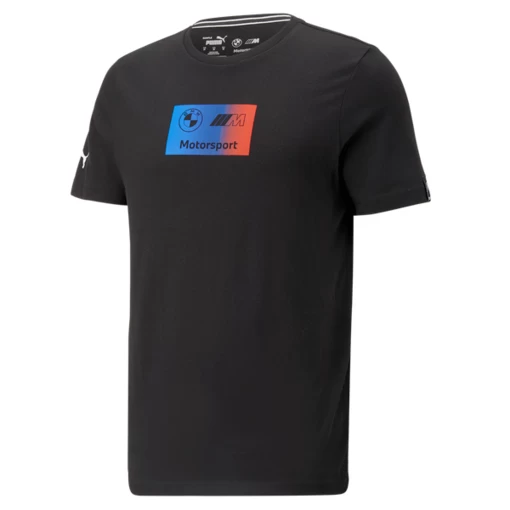 Футболка мужская Puma BMW MMS Logo Tee + черного цвета