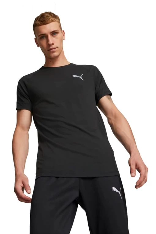 Футболка мужская Puma Evostripe Tee черного цвета