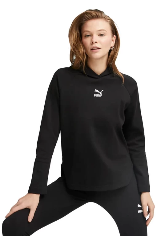 Жіночий светр Puma T7 Relaxed Hoodie чорного кольору