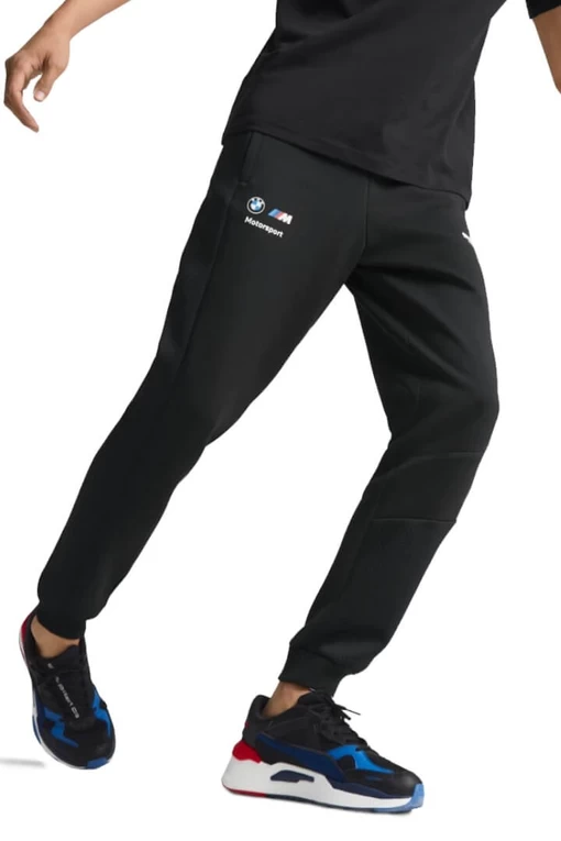 Спортивные штаны мужские Puma BMW MMS Sweat Pants, cc черного цвета