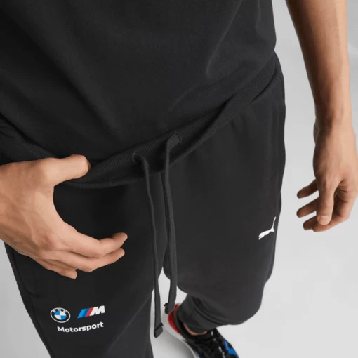 Спортивные штаны мужские Puma BMW MMS Sweat Pants, cc черного цвета