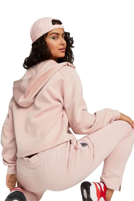 Куртка женская Puma Ferrari Style Sweat Jkt Wmn пудрового цвета