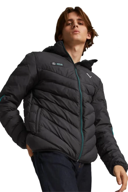 Куртка мужская Puma MAPF1 MT7 EcoLite Dwn Jacket  черного цвета