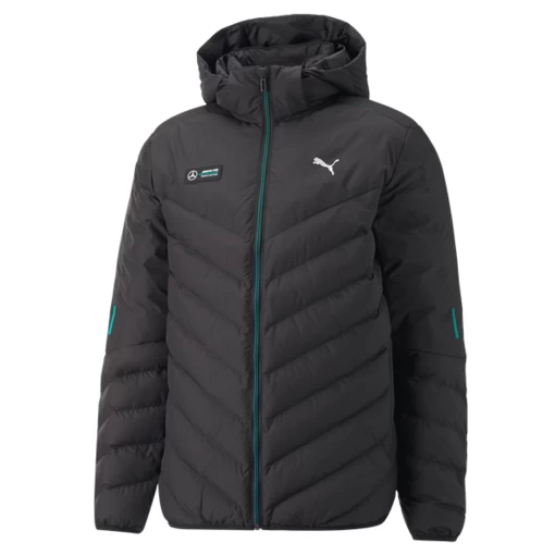 Куртка мужская Puma MAPF1 MT7 EcoLite Dwn Jacket  черного цвета