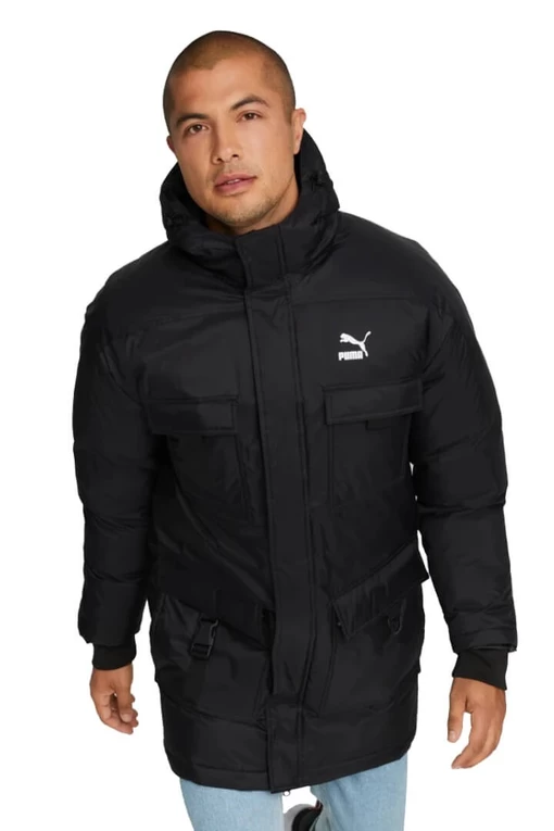 Куртка мужская Puma Down Parka черного цвета