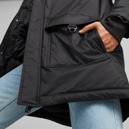 Куртка мужская Puma Down Parka черного цвета
