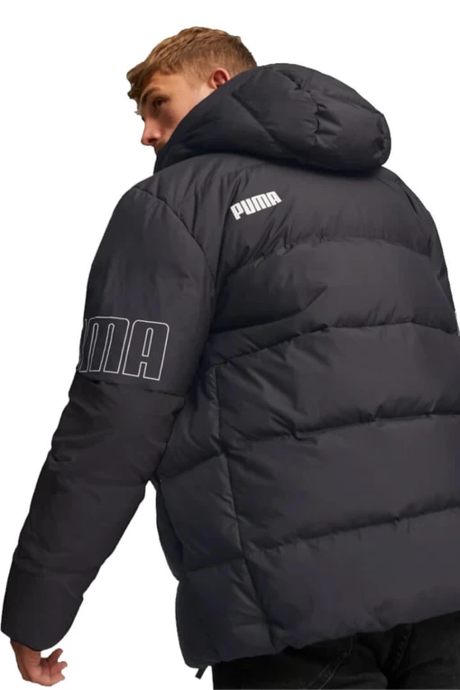 Куртка мужская  Puma Power Down Puffer черного цвета