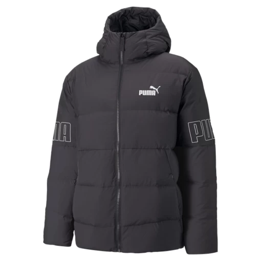 Куртка мужская  Puma Power Down Puffer черного цвета