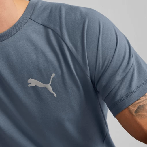 Футболка мужская Puma Evostripe Tee серого цвета