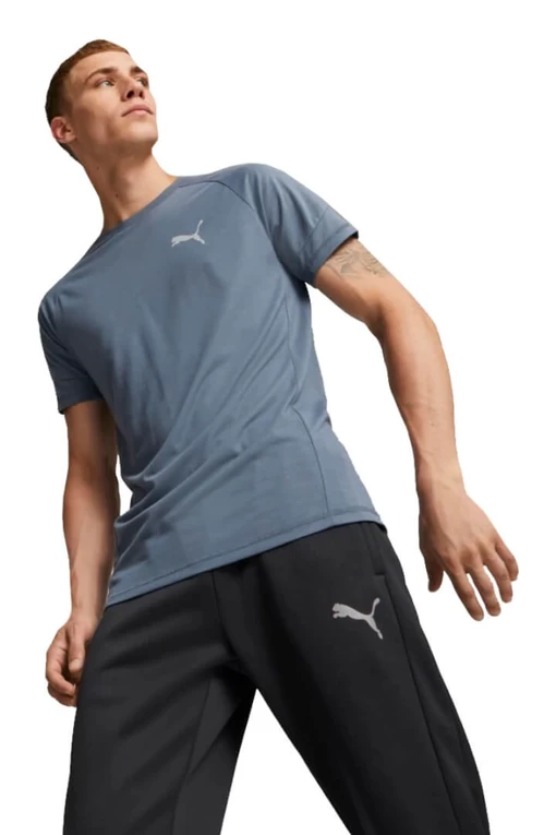 Футболка мужская Puma Evostripe Tee серого цвета