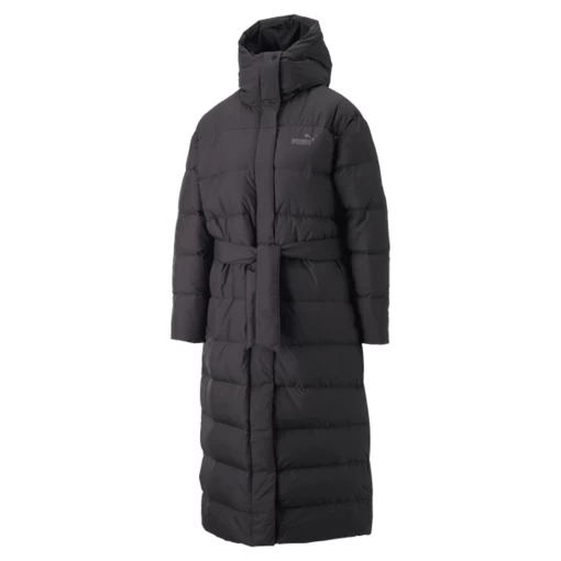 Пальто женское Puma Long Down Coat черного цвета