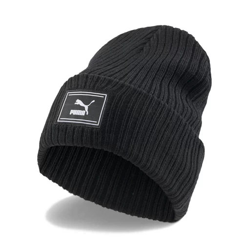 Шапка женская-мужская Puma Prime Ws Cuff Trend Beanie черного цвета