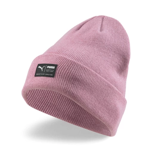 Шапка мужская/женская Puma ARCHIVE heather beanie виноградного цвета