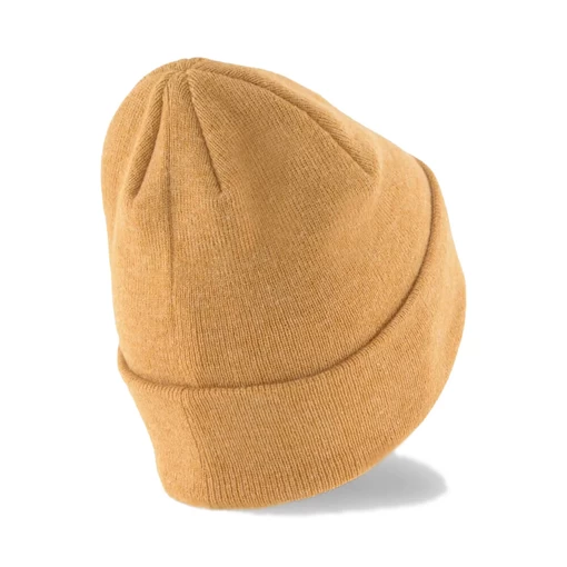 Шапка мужская/женская Puma ARCHIVE heather beanie верблюжьего цвета