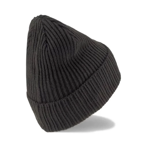 Шапка Puma Ribbed Classic Cuff Unisex Beanie чорного кольору