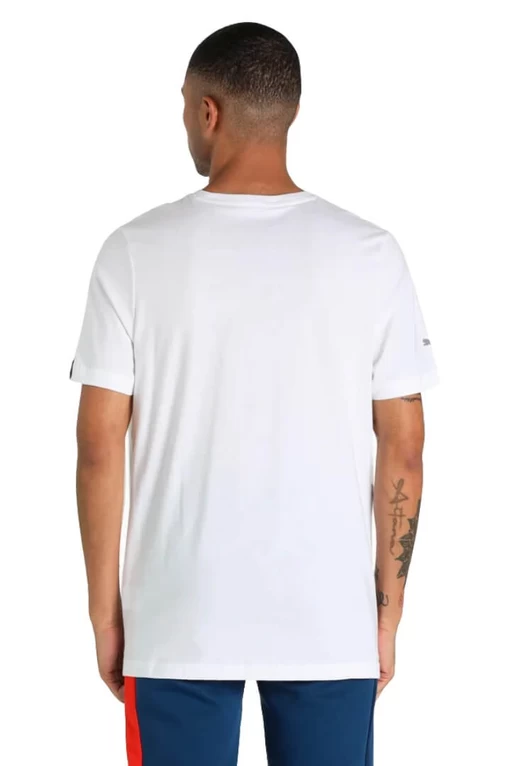 Футболка чоловіча Puma BMW MMS Logo Tee + білого кольору