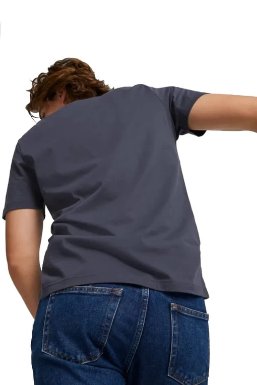 Футболка мужская Puma Ferrari Race Big Shield Tee темно-серого цвета