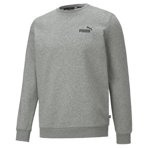 Толстовка мужскоя Puma ESS Small Logo Crew серого цвета