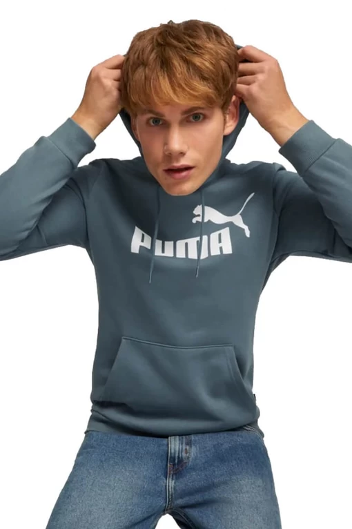 Толстовка чоловіча ESS Big Logo Hoodie сірого кольору