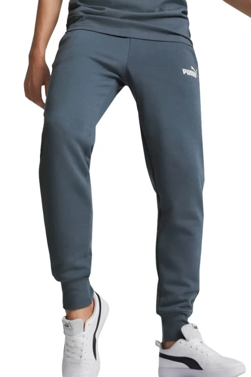 Спортивные штаны мужские Puma ESS Logo Pants синего цвета