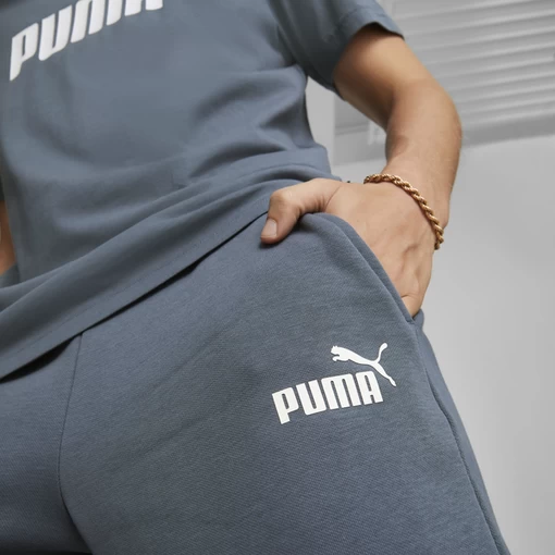 Спортивные штаны мужские Puma ESS Logo Pants синего цвета
